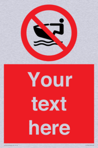 Custom No personal water craft